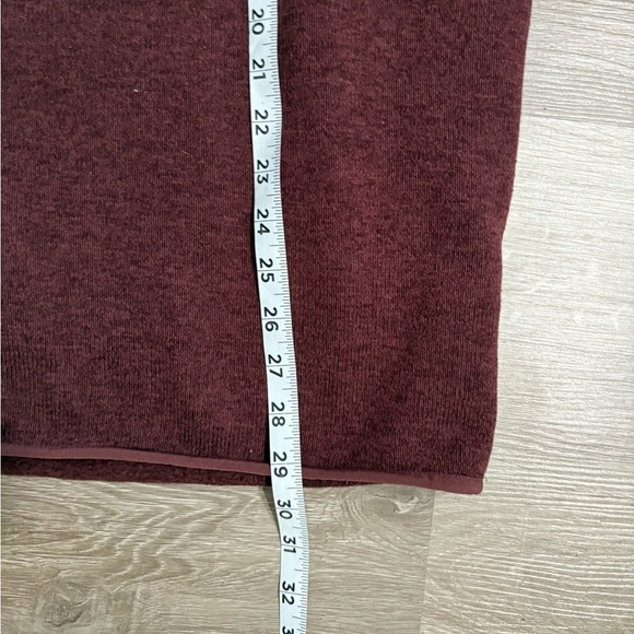 J. Crew Men's Maroon Zip-Up Sweater - Picture 4 of 6